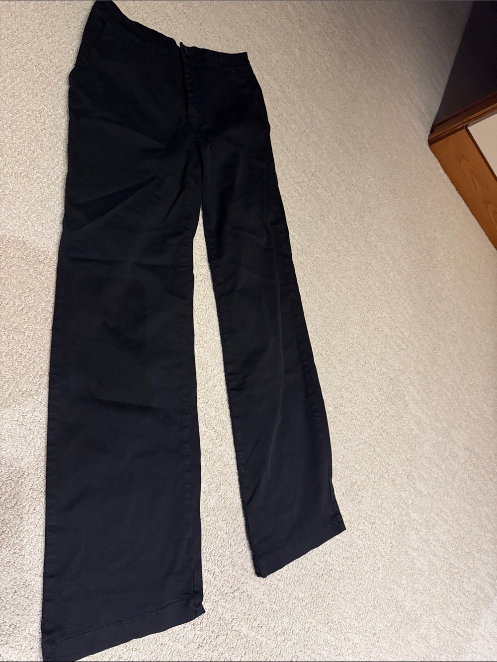 Brandy Melville Black Straight-Leg Pants